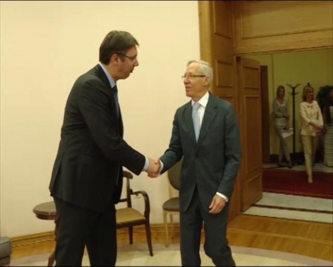 Oproštajna poseta ambasadora Kirbija premijeru Vučiću