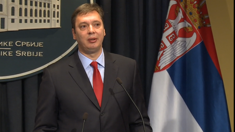 Konferencija za medije  Aleksandra Vučića: „Ološ je svako ko napada  naše zlatne momke“