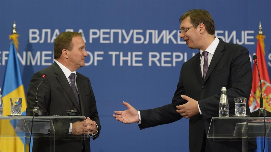 Švedski premijer Stefan Leven gost Aleksandra Vučića