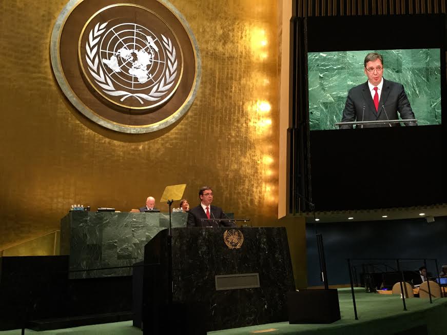 Vučić govorio na Generalnoj skupštini UN