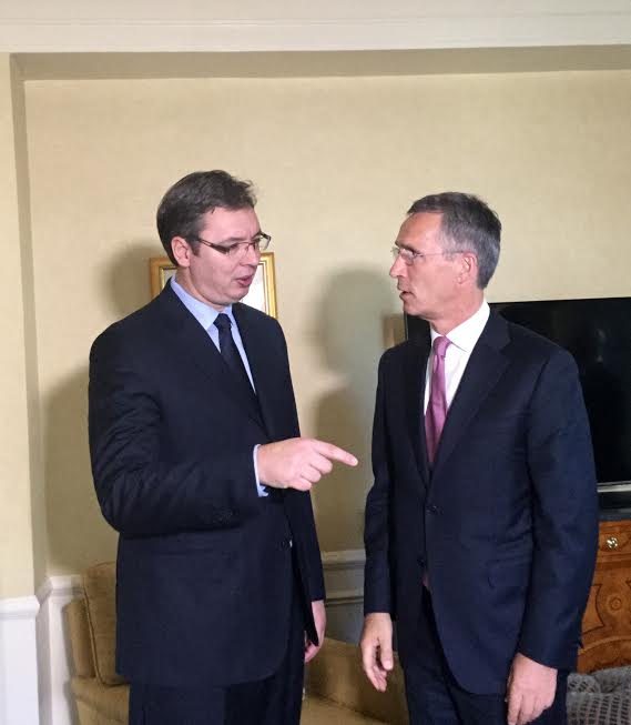 Njujork: Drugi sastanak Vučića i Stoltenberga