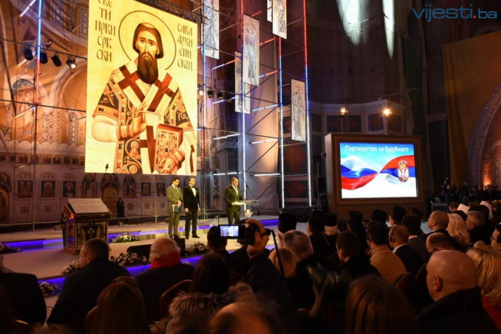 Lavrov u Beogradu: mozaička dekoracija Hrama pokazuje duhovne i kulturne veze Srbije i Rusije