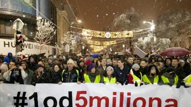 Beograd: Večeras protest “Jedan od pet miliona”