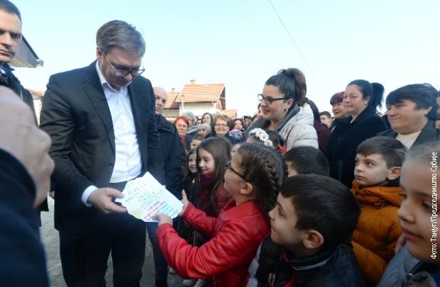 “Budućnost Srbije”: Vučić posetio “Jablanički okrug”