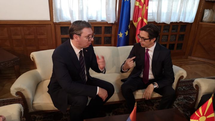 SKOPJE: Vučić razgovarao sa Pendarovskim