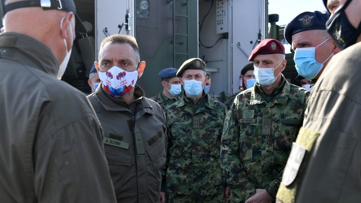 Ministar Vulin na prvom bojevom gađanju iz bespilotne letelice CH-92A