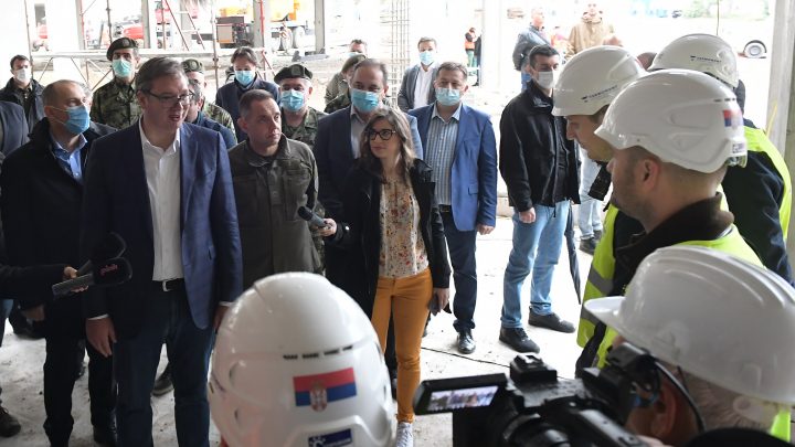 Predsednik i vrhovni komandant Vučić: Nova bolnica u Batajnici značajno će osnažiti zdravstvene kapacitete Srbije