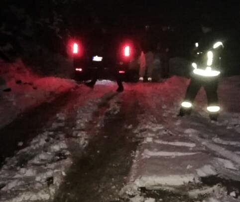 Евакуација из снежних наноса код Златибора