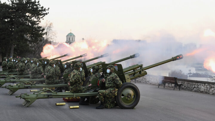 Počasna artiljerijska paljba povodom Dana državnosti