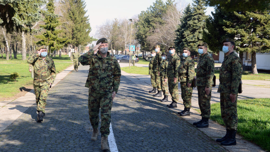 Načelnik Generalštaba general Milan Mojsilović obišao Centar za obuku i usavršavanje podoficira