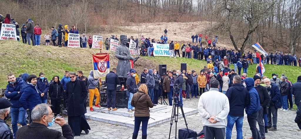Protest u Dobrinji zbog litijuma: Nećemo da budemo ekološke izbeglice