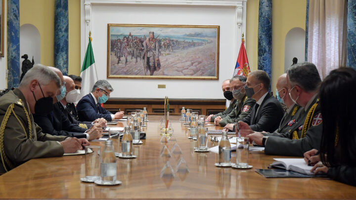 Sastanak Stefanovića sa načelnikom Generalštaba Oružanih snaga Italije