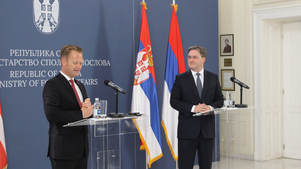 Selaković zahvalio Danskoj na podršci evropskom putu Srbije
