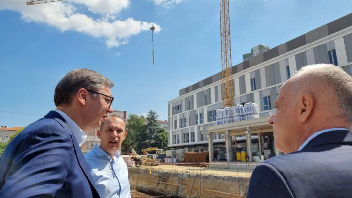 Vučić obišao završne radove na rekonstrukciji i izgradnji KCS