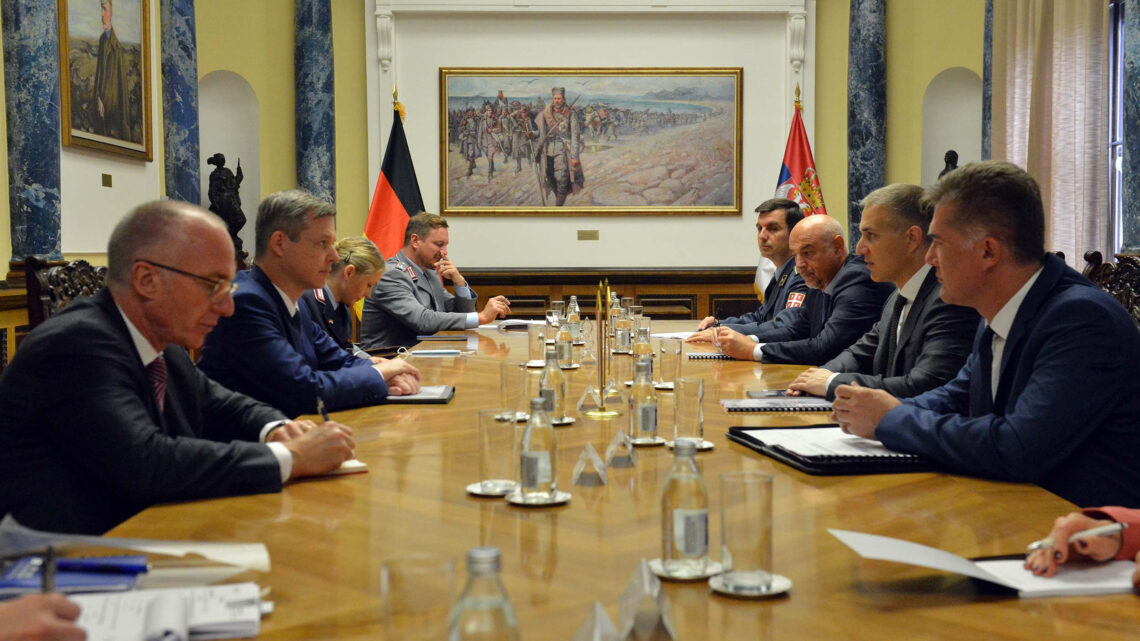 Sastanak Stefanovića sa nemačkim sekretarom Zilberhornom