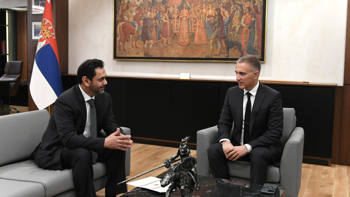 Sastanak ministra Stefanovića sa ambasadorom UAE Daherijem