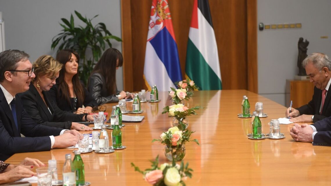 Састанак са министром спољних послова Државе Палестине