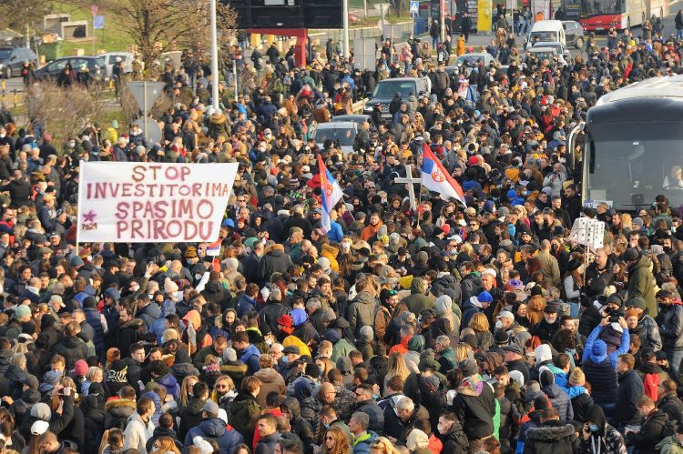 Srbija u subotu ponovo staje zbog Rio Tinta – šta će sve biti blokirano