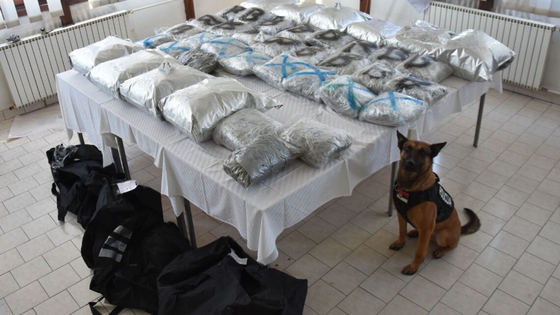 У Новом Пазару полиција запленила 63 килограма марихуане
