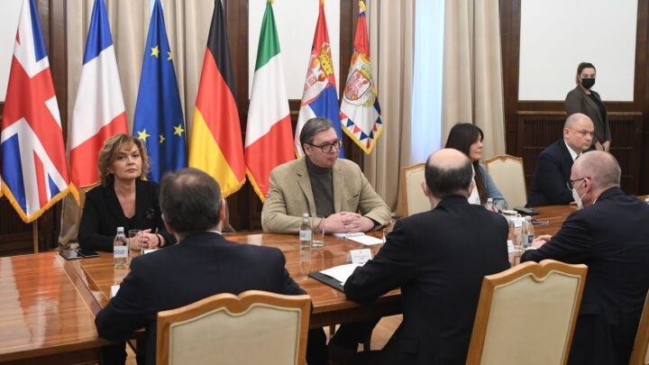 Sastanak sa ambasadorima zemalja Kvinte i šefom Delegacije EU u Srbiji