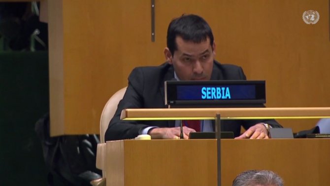 Izjava stalnog predstavnika Republike Srbije pri Ujedinjenim nacijama