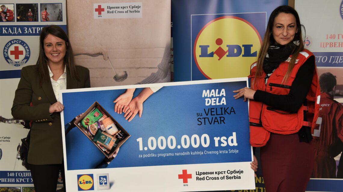 Crvenom krstu od Lidla – oprema od milion dinara Crvenom krstu od Lidla – oprema od milion dinara