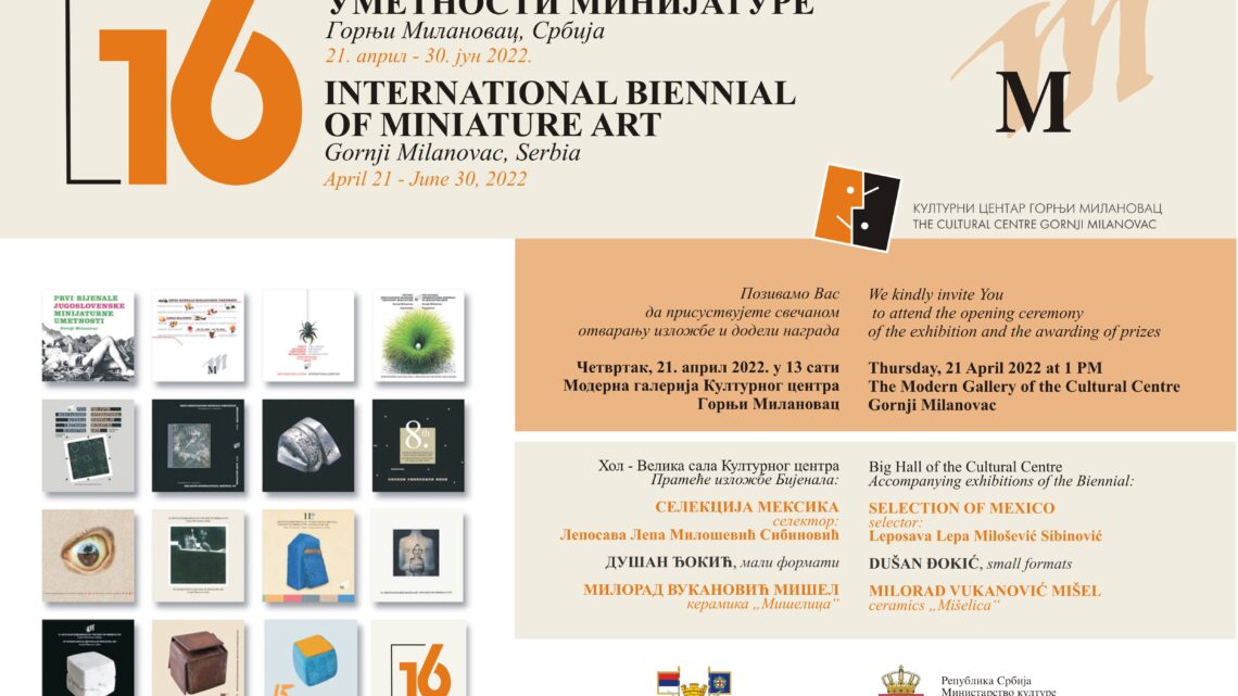 Proglašeni nagrađeni autori 16. Međunarodnog bijenala umetnosti minijature
