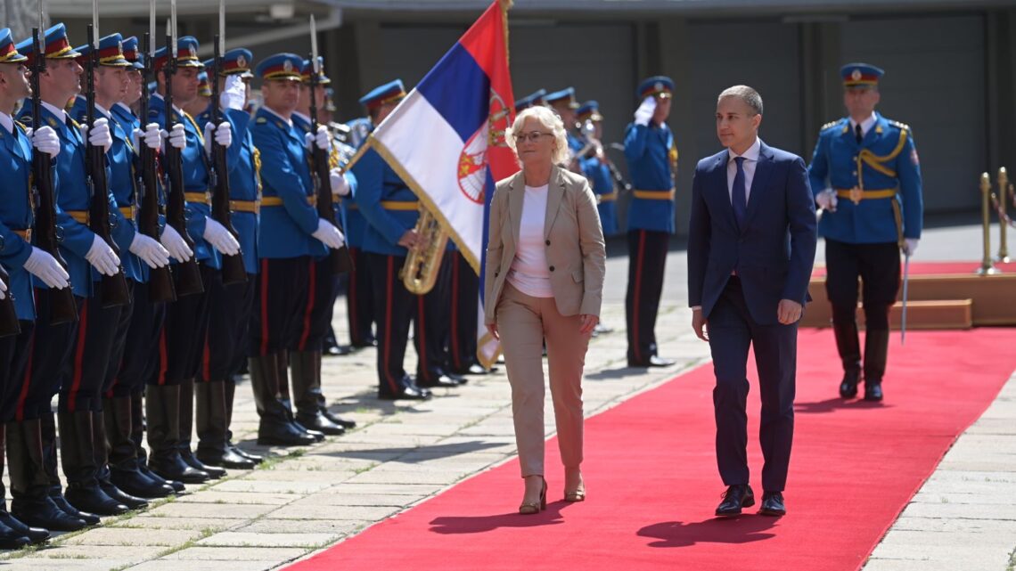 Ministarka odbrane Nemačke Kristin Lambreht u poseti Srbiji