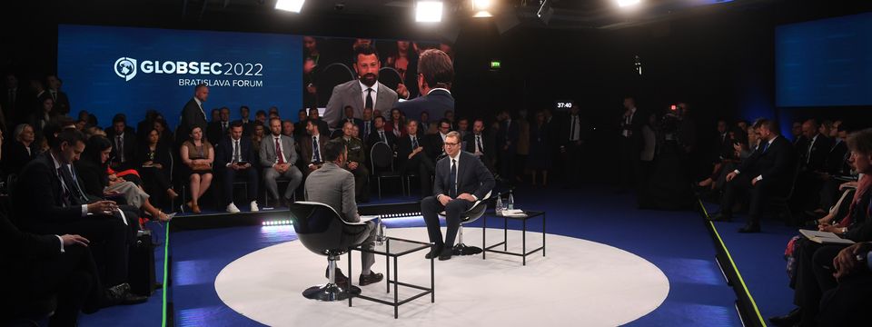 Vučić učestvovao na GLOBSEC 2022 Forumu
