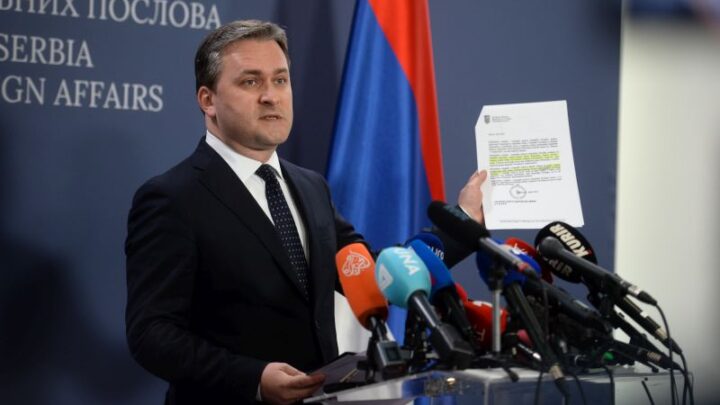 Srbija uputila notu Ambasadi Hrvatske u Beogradu