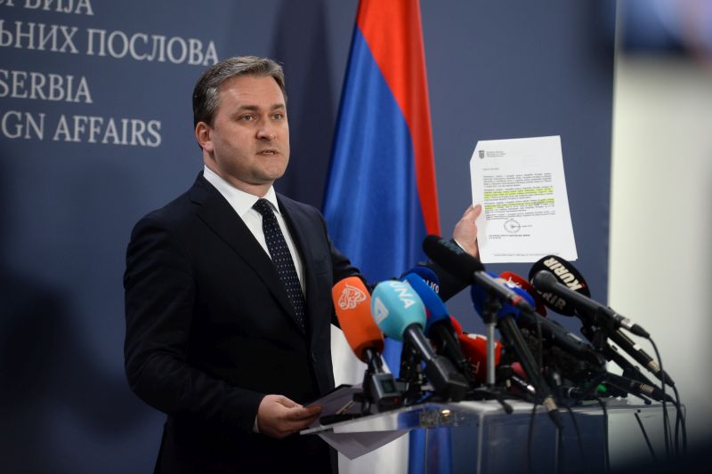 Srbija uputila notu Ambasadi Hrvatske u Beogradu