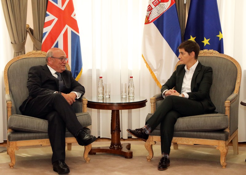 Srbija se zalaže za intenziviranje srpsko-britanske saradnje Srbija se zalaže za intenziviranje srpsko-britanske saradnje
