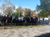 Protest ispred Pošte Srbije
