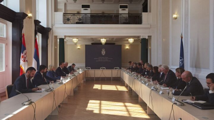 Селаковић примио делегацију амбасадора земаља Квинте и Норвешке при НАТО
