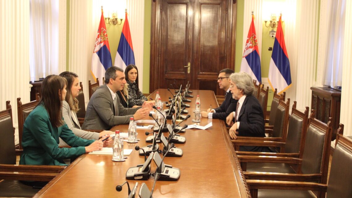Председник Скупштине Србије са амбасадором Бразила