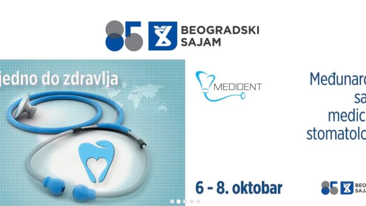 Međunarodni sajam medicine i stomatologije “Medident” od 6. do 8. oktobra