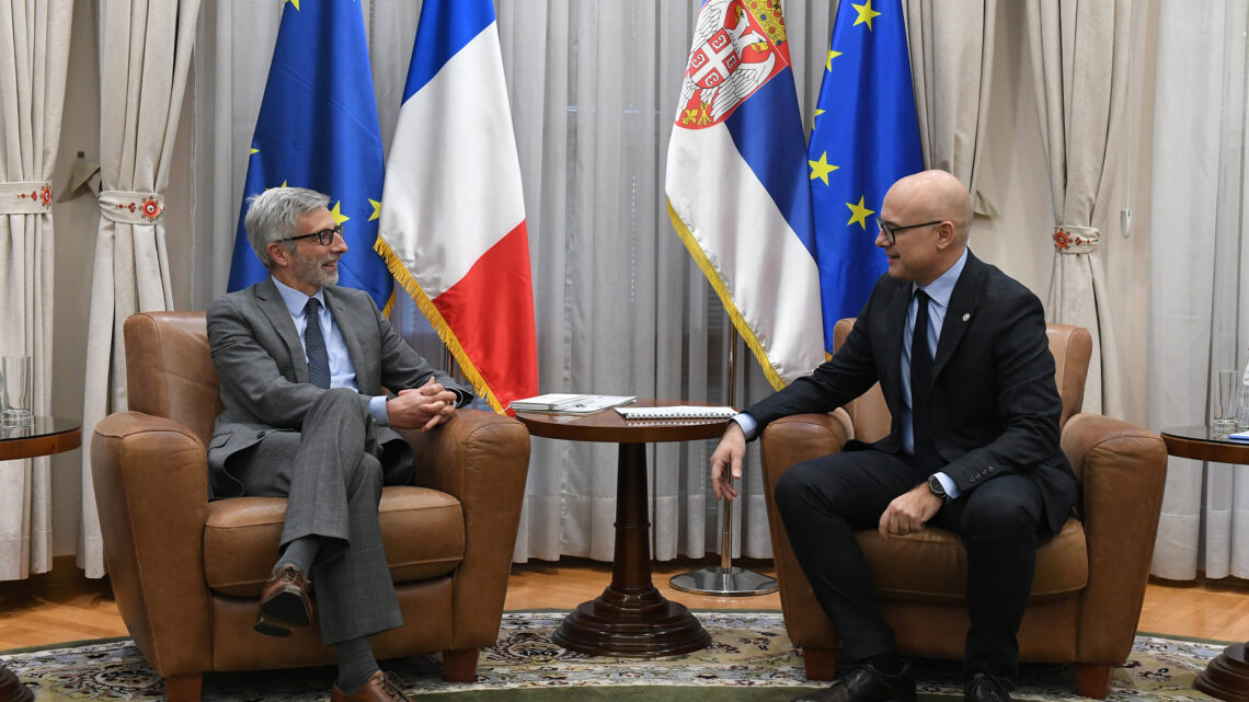 Sastanak ministra Vučevića sa ambasadorom Francuske Pjerom Košarom
