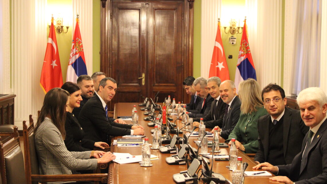 Састанак председника Народне скупштине са делегацијом Одбора за спољне послове Велике народне скупштине Турске