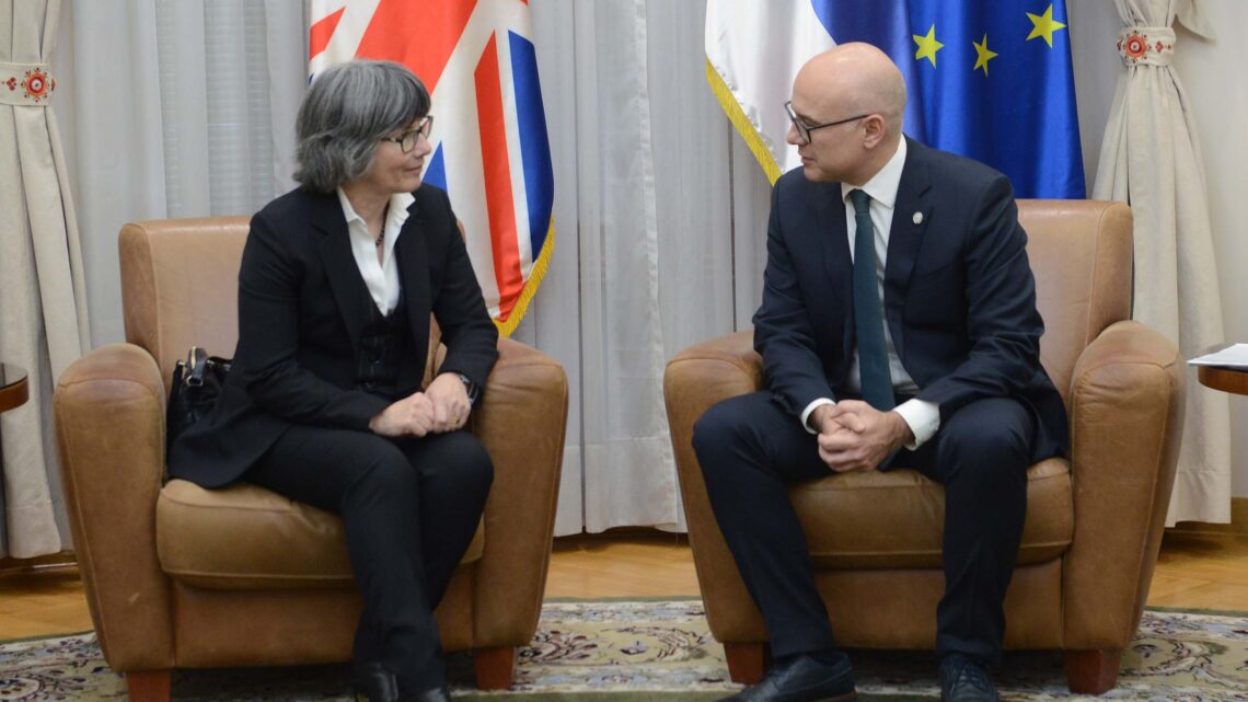 Sastanak ministra Vučevića sa ambasadorkom Ujedinjenog Kraljevstva