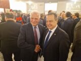 Дачић са Жозепом Борељом на маргинама Министарског састанка ОЕБС у Лођу