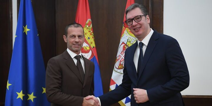 Састанак са председником УЕФА
