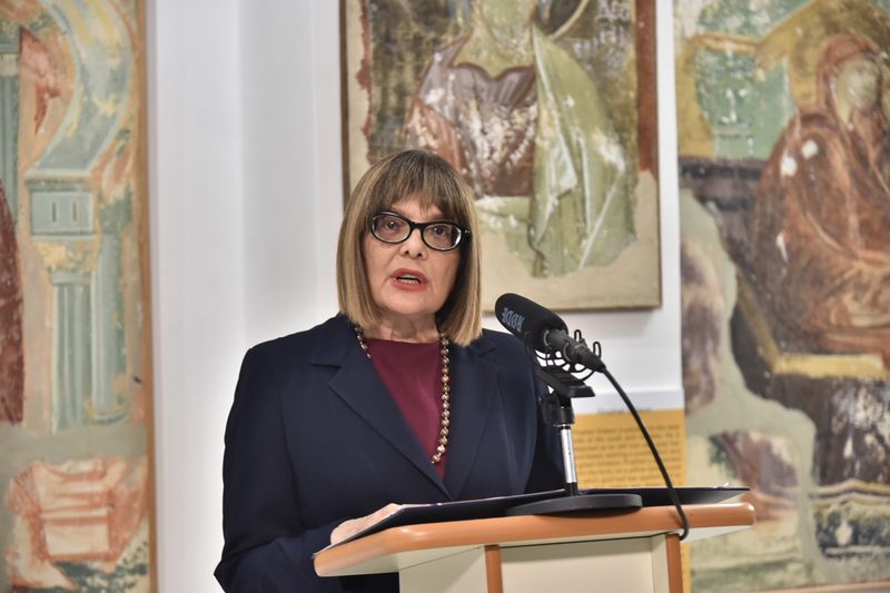 Gojković otvorila izložbu posvećenu srpskoj vladarki Jeleni Anžujskoj