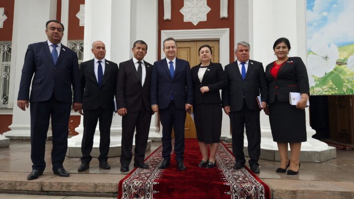 Дачић се састао са потпредседником Парламента Таџикистана