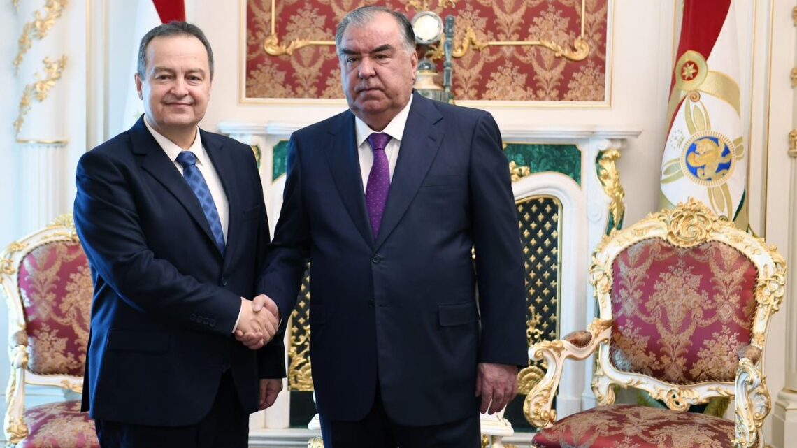 Дачић се састао са председником Републике Таџикистан