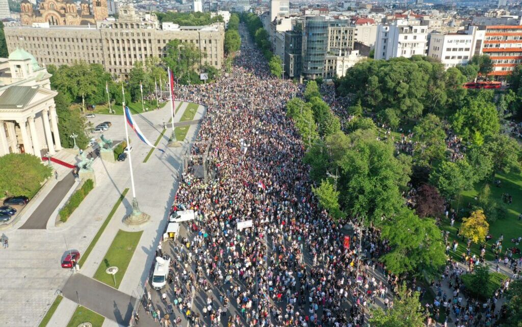 Šesti protest „Srbija protiv nasilja“