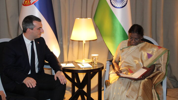Састанак председника Скупштине са председницом Индије
