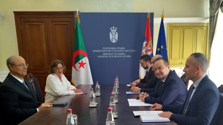 Министар Дачић разговарао са алжирским амбасадором о посети МИП Алжира