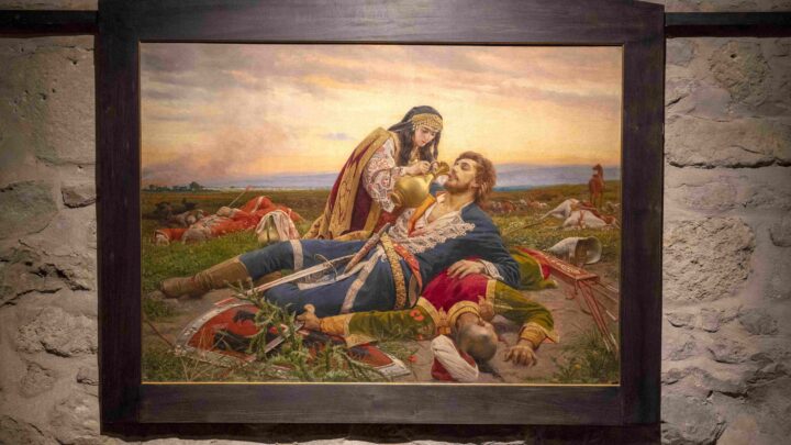 Слика „Косовка девојка” данас изложена у Конаку кнегиње Љубице