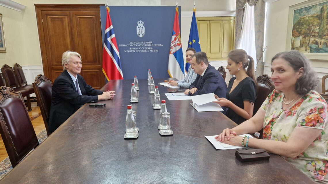 Опроштајни сусрет са амбасадором Норвешке