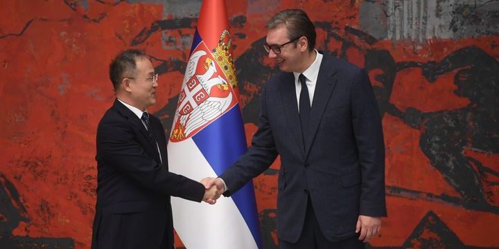 Председник Вучић примио акредитивна писма новоименованог амбасадора НР Кине